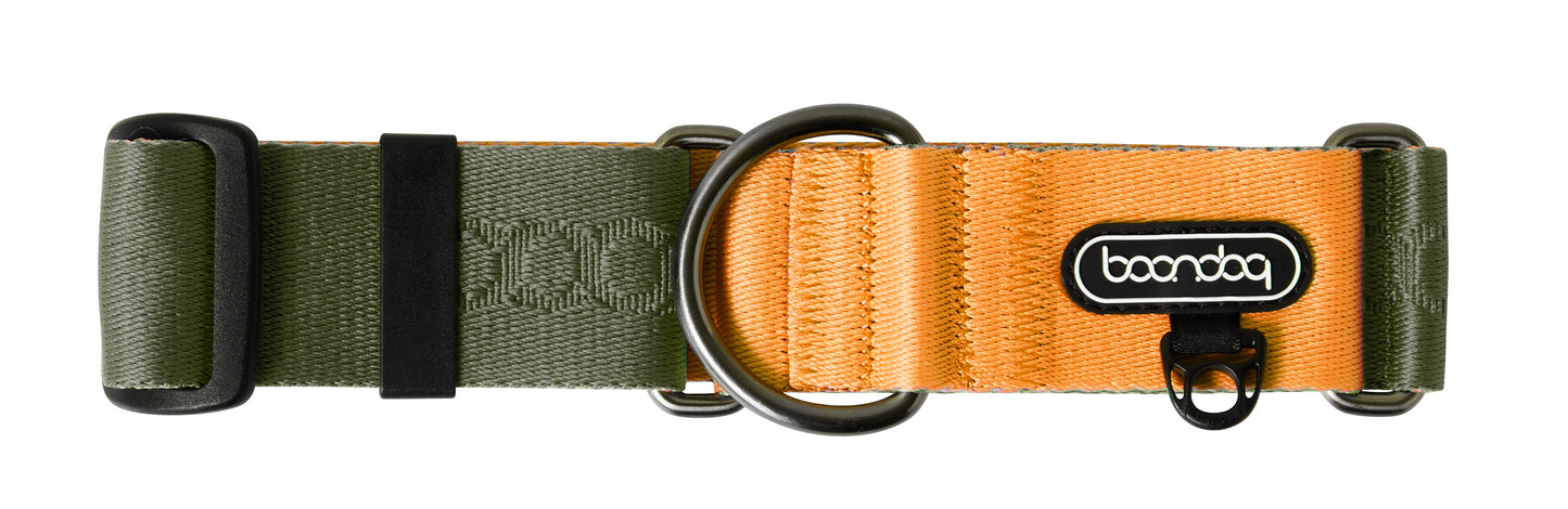 [BOONDOG] Martingale Wide Collar Khaki Orange