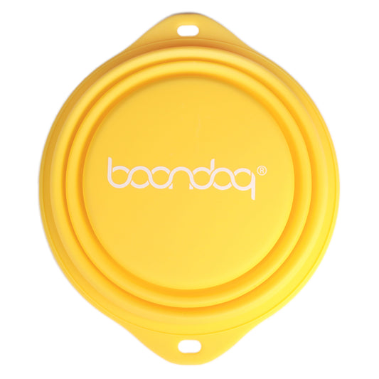 [BOONDOG] Silicone Water Bowl Yellow