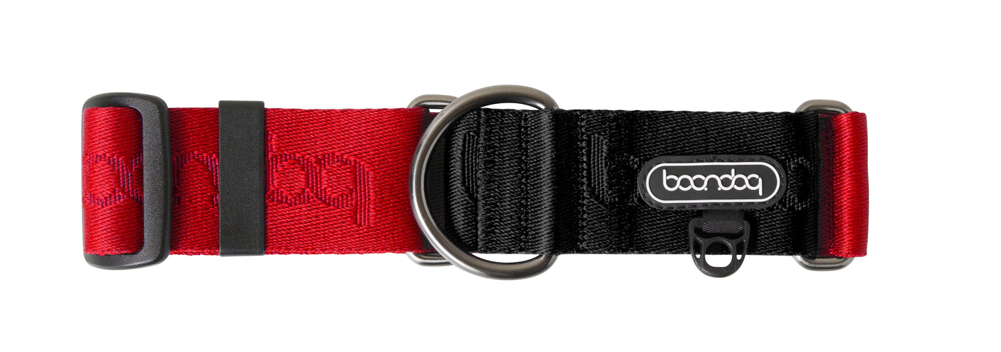 [BOONDOG] Martingale Wide Collar Red