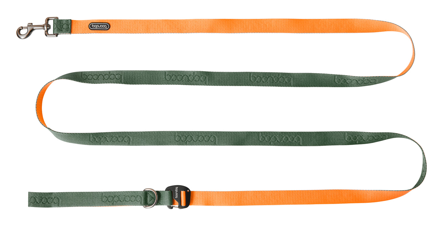 [BOONDOG] Play Leash 320 Long Lead Khaki Orange