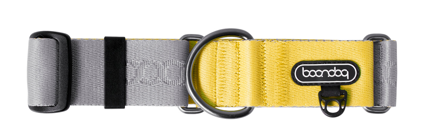 [BOONDOG] Martingale Wide Collar Gray Lemon