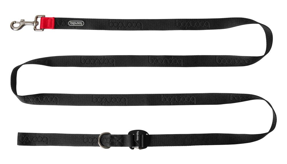 [BOONDOG] Play Leash 250 Long Lead Black