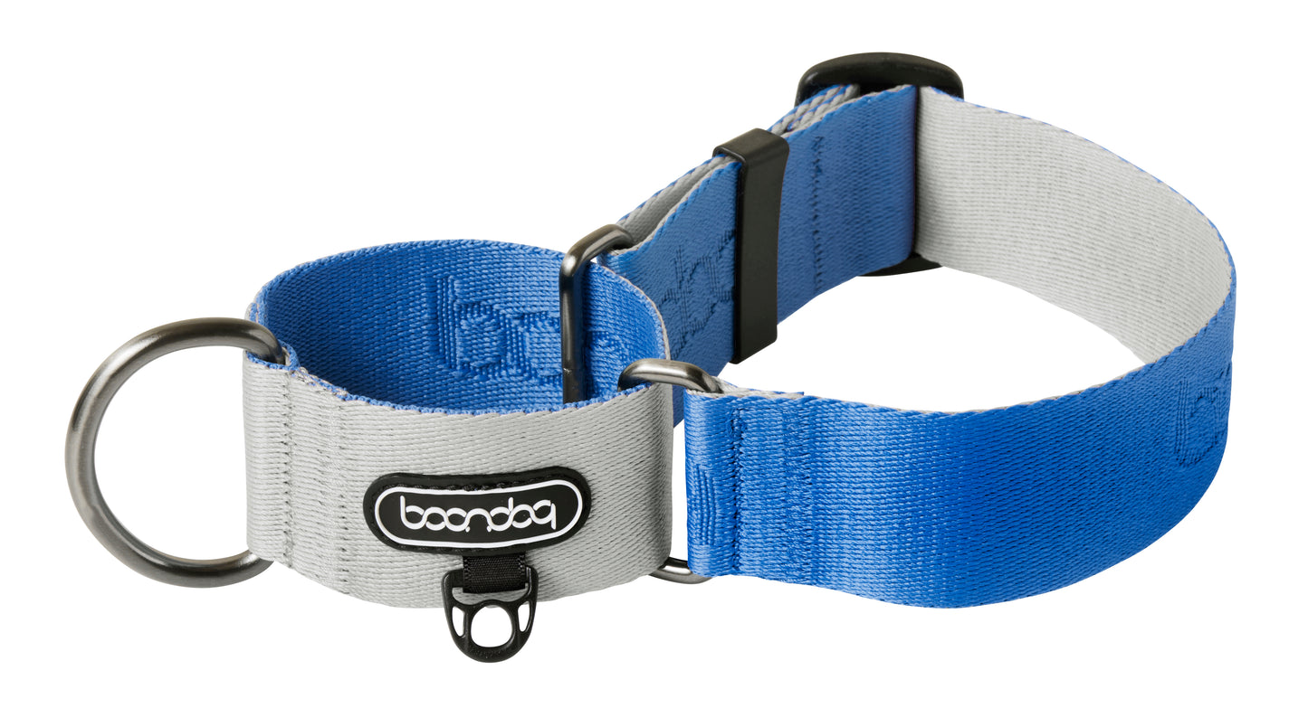 [BOONDOG] Martingale Wide Collar Cream Blue