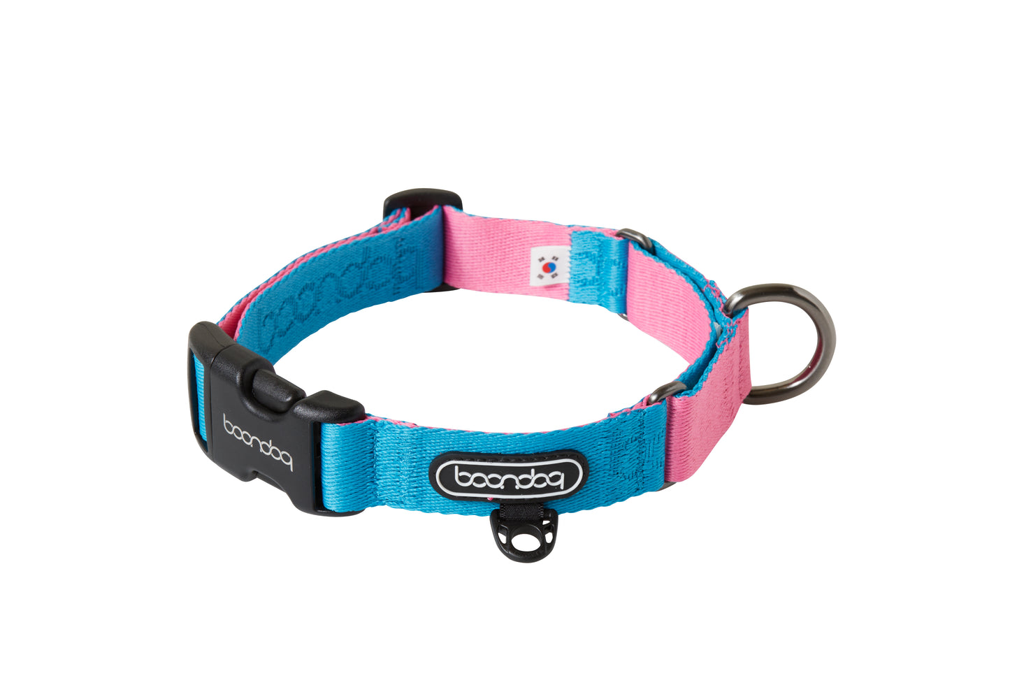 [BOONDOG] Original Martingale Collar Aqua Pink