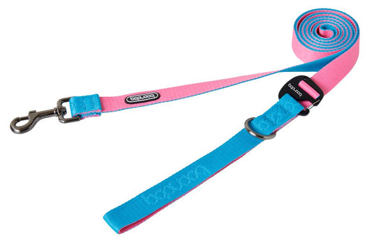 [BOONDOG] Play Leash 250 Long Lead Aqua Pink