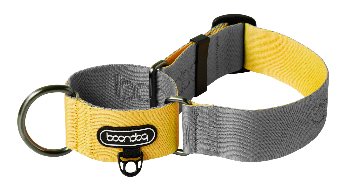 [BOONDOG] Martingale Wide Collar Gray Lemon