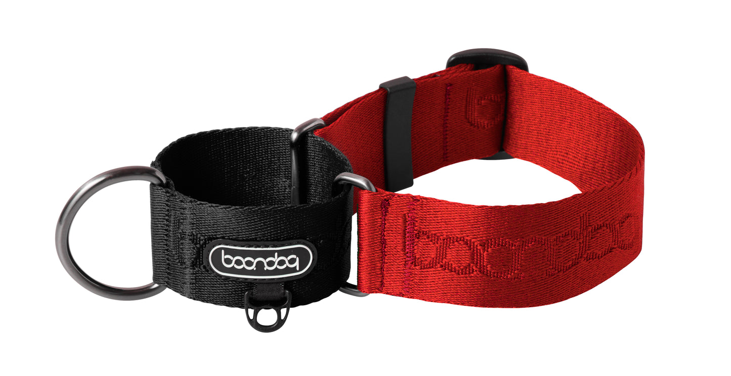 [BOONDOG] Martingale Wide Collar Red