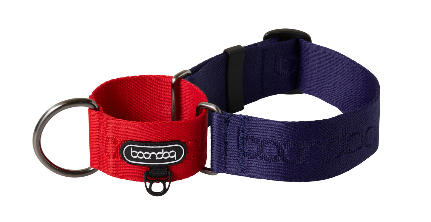 [BOONDOG] Martingale Wide Collar Navy