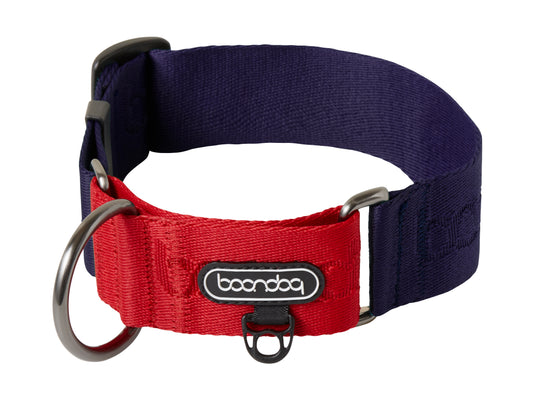 [BOONDOG] Martingale Wide Collar Navy