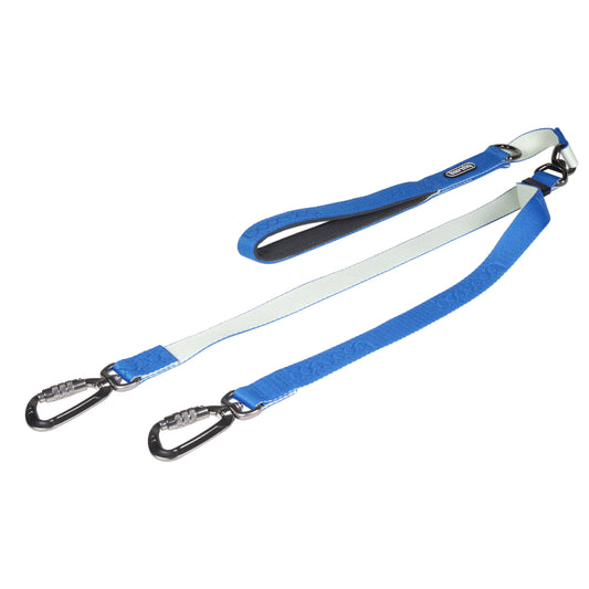 [BOONDOG] Dual Leash Cream Blue