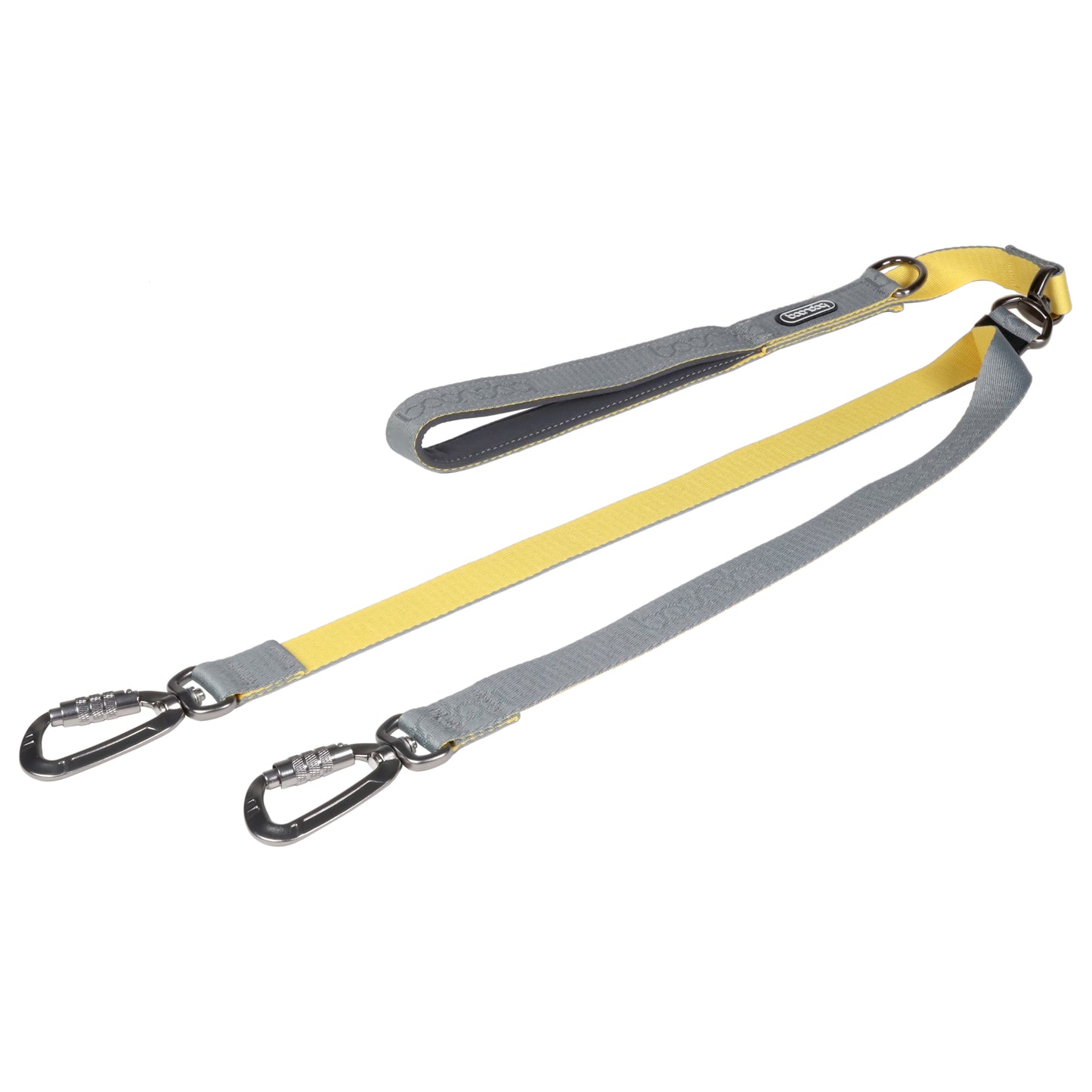 [BOONDOG] Dual Leash Gray Lemon