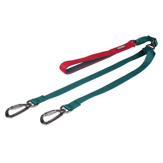 [BOONDOG] Dual Leash Green